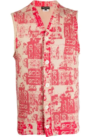 Comme des Garçons 2007 vest med legotryk og knapper