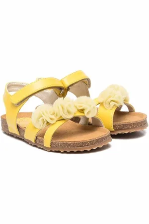 Il gufo Sandaler med åben tå og blomstret detalje