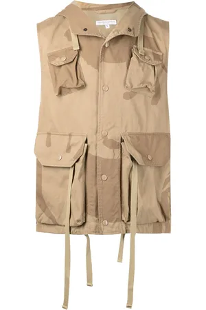 ENGINEERED GARMENTS Field vest med dyretryk