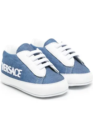 VERSACE Slip-on-sneakers i denim