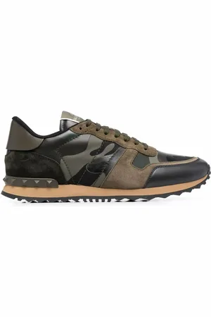 VALENTINO GARAVANI Kamuflagemønstrede Rockrunner-sneakers