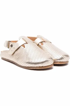 PèPè Perforerede slingback-sko i læder