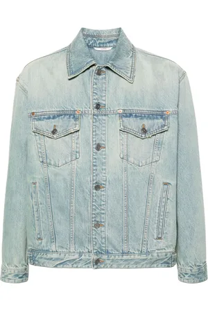 VALENTINO GARAVANI Denimjakke med præget logo