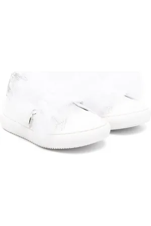 MONNALISA Sneakers i læder med flæser