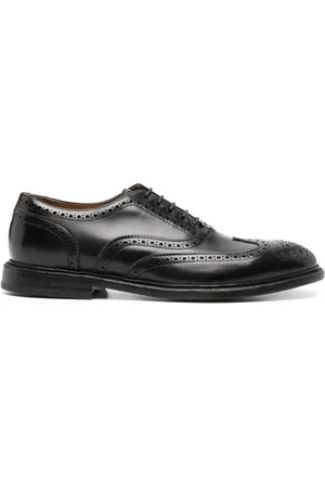 CENERE GB Brogues-sko i læder med paneler