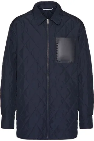 VALENTINO GARAVANI Quiltet Rockstud Untitled skjortejakke
