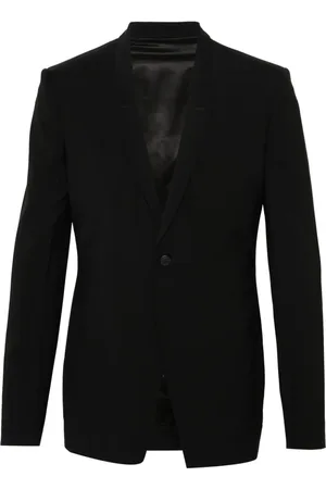 Rick Owens Enkeltradet uldblazer