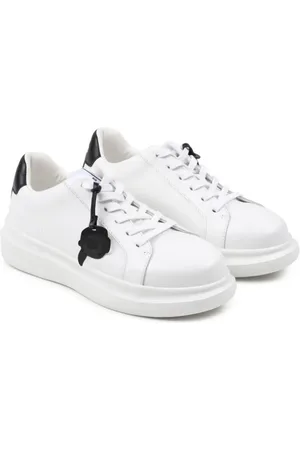 Karl Lagerfeld Sneakers i læder med logotryk