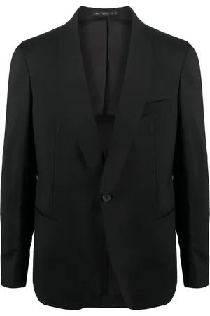 LOW BRAND Blazer med sjalrevers
