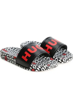 HUGO BOSS Aqua sandaler med logotryk