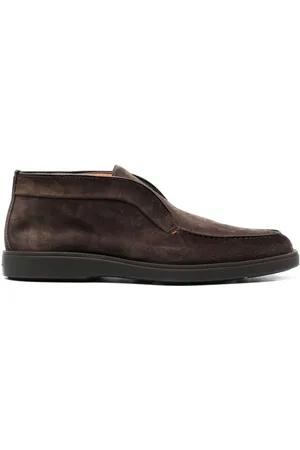 santoni Slip-on Desert-støvler i ruskind