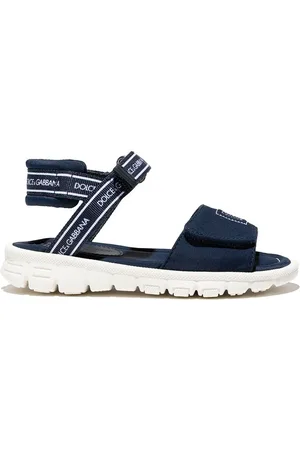 Dolce & Gabbana Sandaler med burrelukning og logotryk