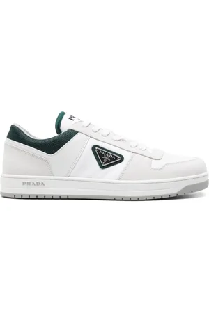 Prada Downtown Re-Nylon sneakers i læder