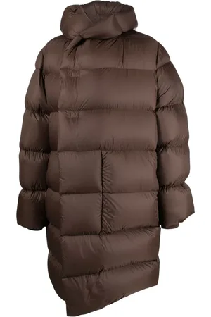 Rick Owens Oversize dynefrakke med hætte