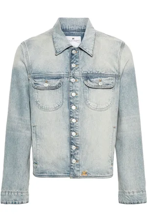 Courrèges Denimjakke med knaplukning