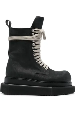 Rick Owens Turbo Cyclops læderstøvler