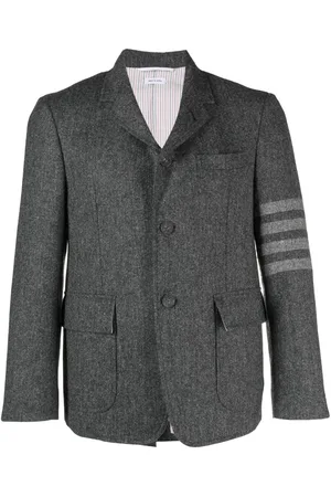 Thom Browne Enkeltradet blazer med stribedetalje