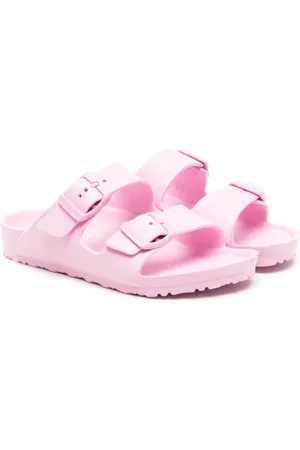 Birkenstock Logo-prægede Arizona sandaler i læder