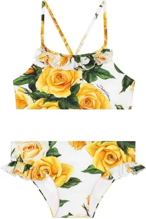Dolce & Gabbana Bikinisæt med rosetryk