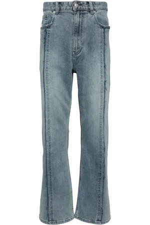 Izzue Jeans med lige ben og synlige søm