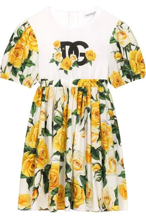 Dolce & Gabbana Kort kjole med rosetryk