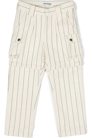 Mini Rodini Stribede twill-bukser