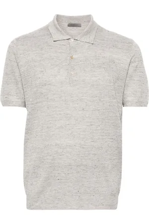 corneliani Polo i spættet strik