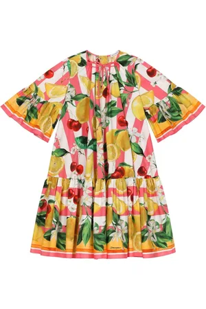 Dolce & Gabbana Italian Holiday kjole med klokkeærmer