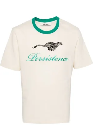 WALES BONNER T-shirt med logobroderi