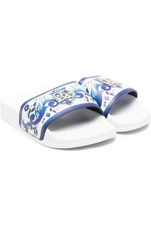 Dolce & Gabbana Flade sandaler med baroktryk