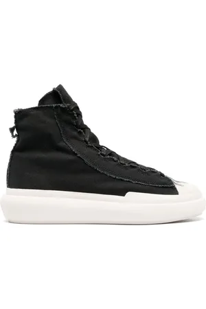 Y-3 High-top Nizza sneakers med slitageeffekt