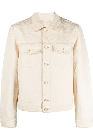 Casablanca Jakke i denim med monogram-jacquard