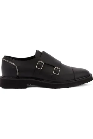 Giuseppe Zanotti Loafers med læder og lynlås