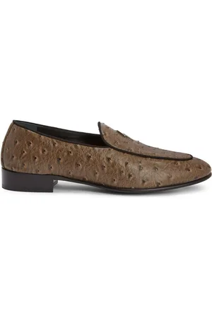 Giuseppe Zanotti Rudolph loafers i læder med logoplade