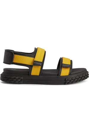 Giuseppe Zanotti Frankie lædersandaler med burrelukning