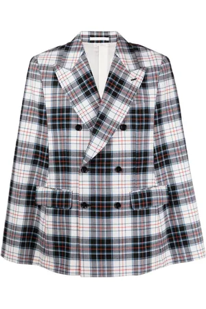 Comme des Garçons Blazer med ternet mønster