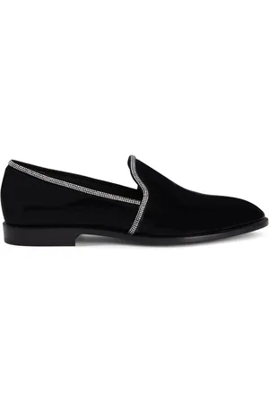 Giuseppe Zanotti Ariees loafers i læder med krystaludsmykninger