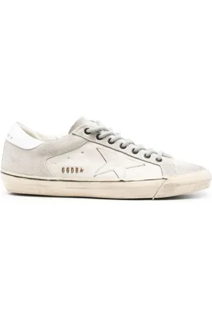 Golden Goose Super-Star sneakers i læder med slitageeffekt