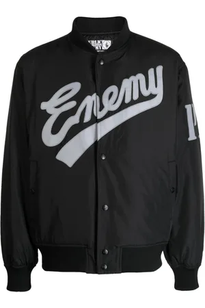 NEIGHBORHOOD X Public Enemy x Majestic bomberjakke med broderet logo