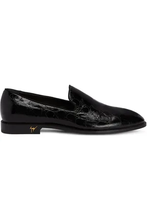 Giuseppe Zanotti Gatien loafers i læder med krokodilleeffekt