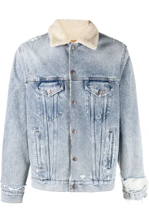 Maison Margiela Denimjakke med slitageeffekt