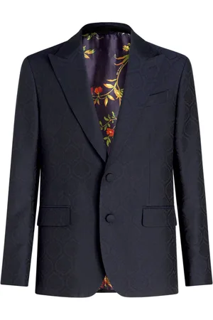 Etro Enkeltradet blazer med spidsrevers