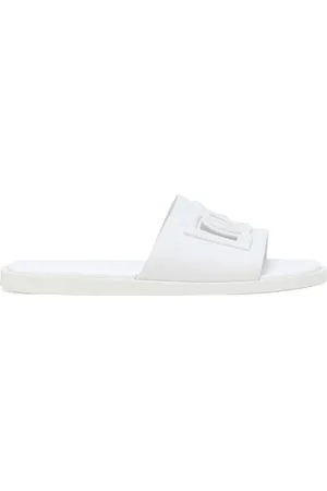 Dolce & Gabbana Logoprægede sandaler med åben tå