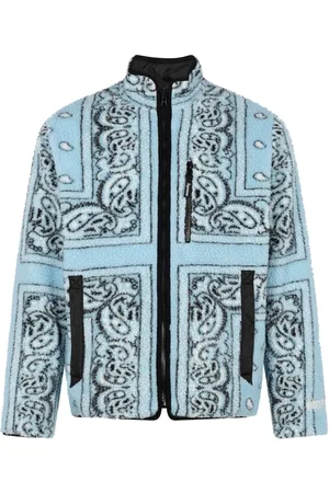 Supreme Fleecejakke med bandana-tryk
