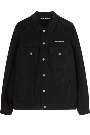 Palm Angels Denimjakke med broderet logo