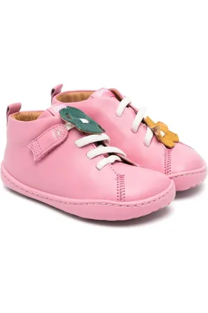 Camper Twins sneakers i læder med blomsterapplikation