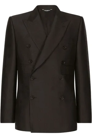 Dolce & Gabbana Dobbeltradet blazer i jacquard med monogram