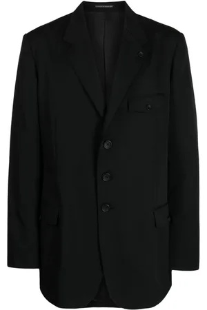 YOHJI YAMAMOTO Enkeltradet uldblazer