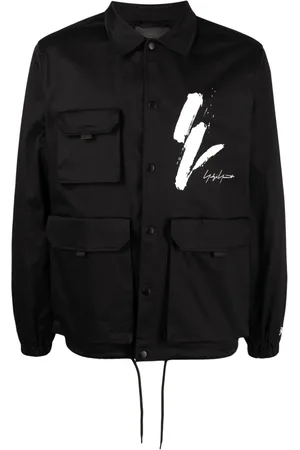 YOHJI YAMAMOTO X New Era hættetrøje med logotryk