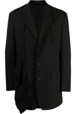 YOHJI YAMAMOTO Uldblazer med hakrevers